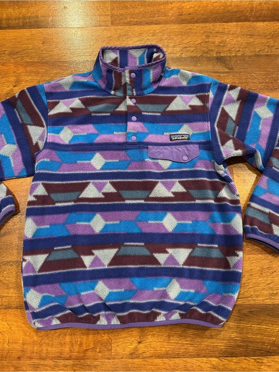 Patagonia Tops - Women's Patagonia Synchilla Guatemalan Tango Aztec Snap-T Pullover Size Small